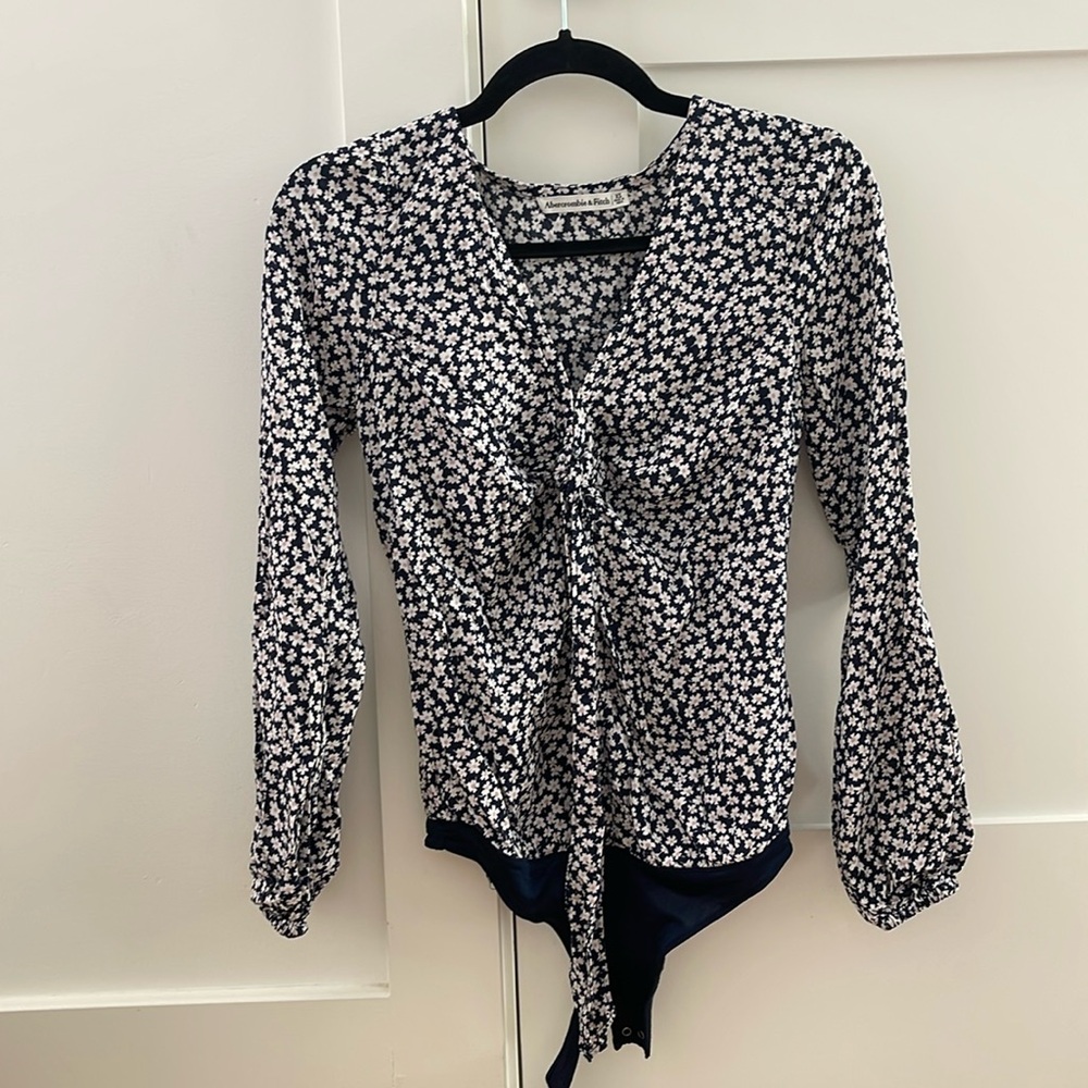 Abercrombie Floral Bodysuit